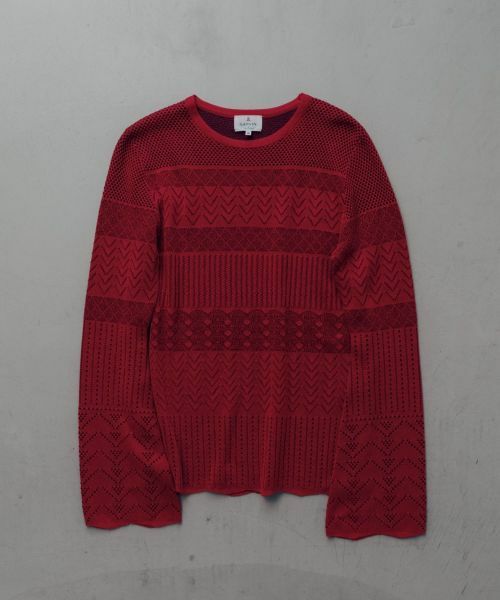 LANVIN en Bleu / ランバン オン ブルー ニット・セーター | ニットレースプルオーバー | 詳細16