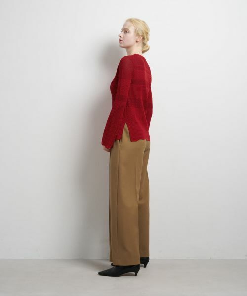 LANVIN en Bleu / ランバン オン ブルー ニット・セーター | ニットレースプルオーバー | 詳細2