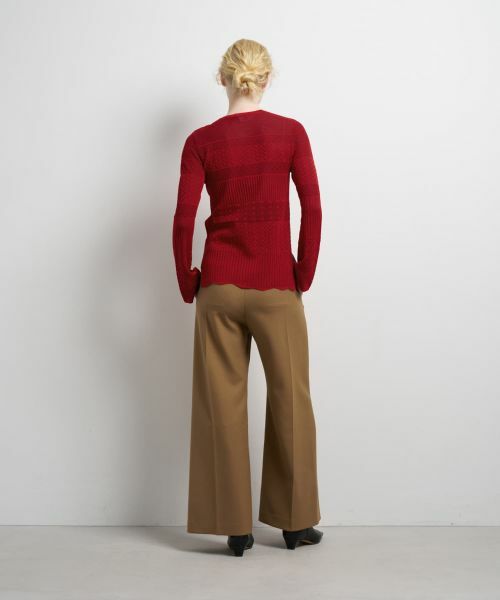 LANVIN en Bleu / ランバン オン ブルー ニット・セーター | ニットレースプルオーバー | 詳細3