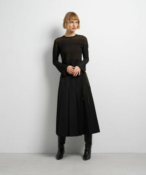 LANVIN en Bleu / ランバン オン ブルー ニット・セーター | ニットレースプルオーバー | 詳細8