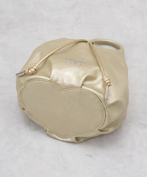 LANVIN en Bleu / ランバン オン ブルー ショルダーバッグ | メタリックハートショルダーバッグ | 詳細3