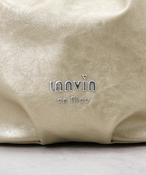 LANVIN en Bleu / ランバン オン ブルー ショルダーバッグ | メタリックハートショルダーバッグ | 詳細5