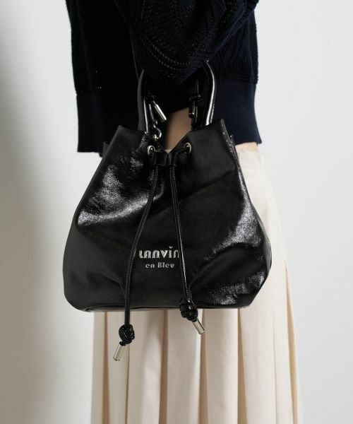 LANVIN en Bleu / ランバン オン ブルー ショルダーバッグ | メタリックハートショルダーバッグ | 詳細9