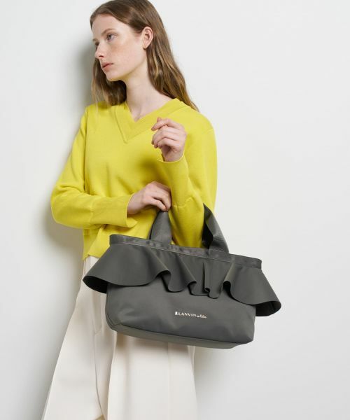 LANVIN en Bleu / ランバン オン ブルー その他小物 | ラッフルフリルトートバッグ | 詳細11