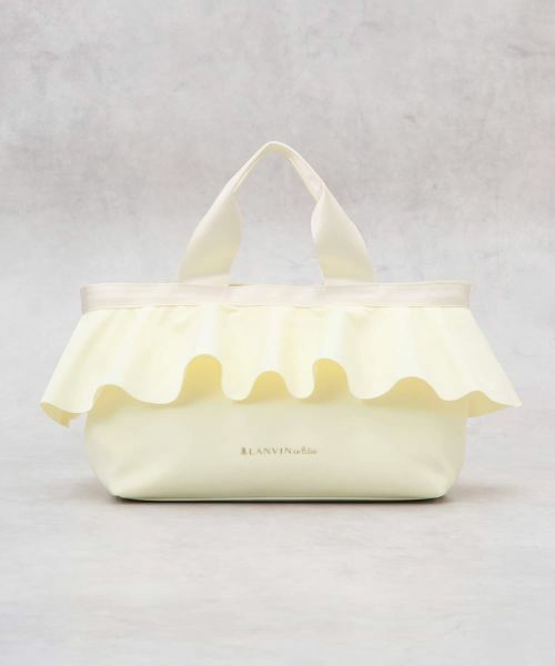 LANVIN en Bleu / ランバン オン ブルー その他小物 | ラッフルフリルトートバッグ（オフホワイト）