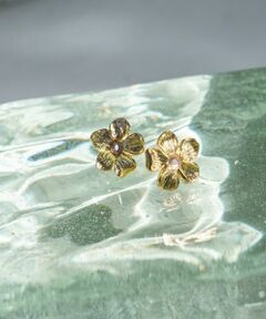 LANVIN en Bleu / ランバン オン ブルー その他小物 | メタルフラワーピアス