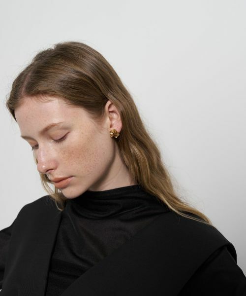 LANVIN en Bleu / ランバン オン ブルー その他小物 | メタルフラワーピアス | 詳細2