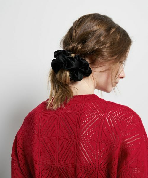 LANVIN en Bleu / ランバン オン ブルー その他小物 | メタルリングサテンシュシュ | 詳細3