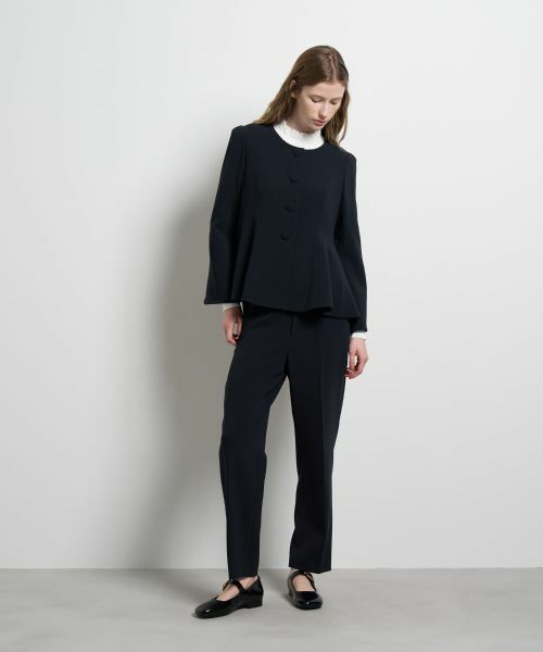 LANVIN en Bleu / ランバン オン ブルー テーラードジャケット | トリアセテートペプラムジャケット | 詳細1