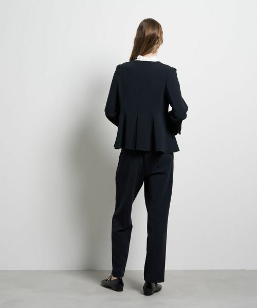 LANVIN en Bleu / ランバン オン ブルー テーラードジャケット | トリアセテートペプラムジャケット | 詳細3
