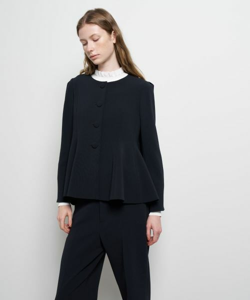 LANVIN en Bleu / ランバン オン ブルー テーラードジャケット | トリアセテートペプラムジャケット | 詳細4