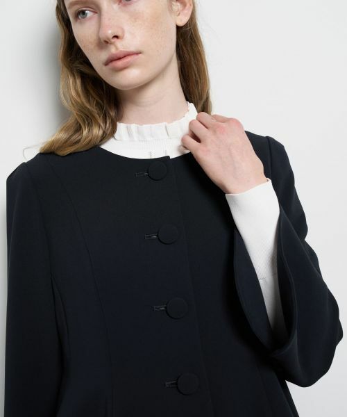 LANVIN en Bleu / ランバン オン ブルー テーラードジャケット | トリアセテートペプラムジャケット | 詳細8