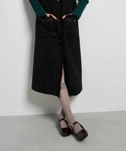 LANVIN en Bleu / ランバン オン ブルー ドレス | ツイードジレワンピース | 詳細13