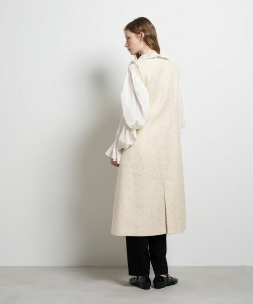 LANVIN en Bleu / ランバン オン ブルー ドレス | ツイードジレワンピース | 詳細3