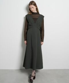 LANVIN en Bleu / ランバン オン ブルー ドレス | ダブルクロスジャンバースカート