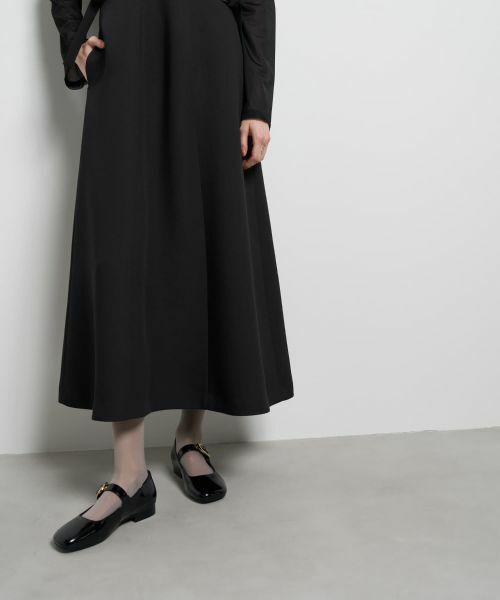 LANVIN en Bleu / ランバン オン ブルー ドレス | ダブルクロスジャンバースカート | 詳細15