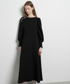 LANVIN en Bleu / ランバン オン ブルー ドレス | カットジョーゼットフレアワンピース