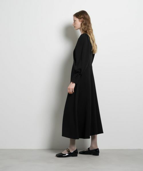 LANVIN en Bleu / ランバン オン ブルー ドレス | カットジョーゼットフレアワンピース | 詳細2