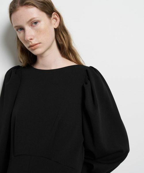 LANVIN en Bleu / ランバン オン ブルー ドレス | カットジョーゼットフレアワンピース | 詳細4