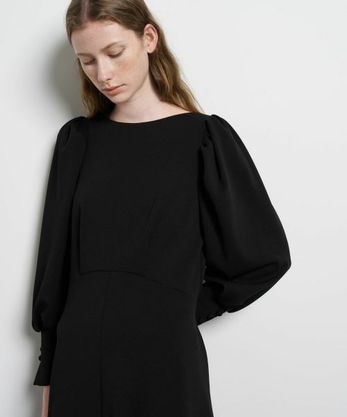 LANVIN en Bleu / ランバン オン ブルー ドレス | カットジョーゼットフレアワンピース | 詳細7