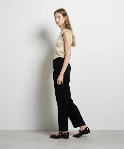LANVIN en Bleu / ランバン オン ブルー その他パンツ | トリアセテートテーパードパンツ | 詳細10