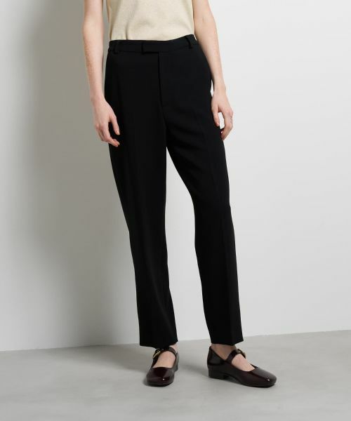 LANVIN en Bleu / ランバン オン ブルー その他パンツ | トリアセテートテーパードパンツ | 詳細12