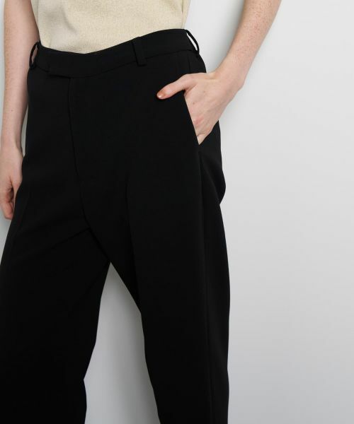 LANVIN en Bleu / ランバン オン ブルー その他パンツ | トリアセテートテーパードパンツ | 詳細15