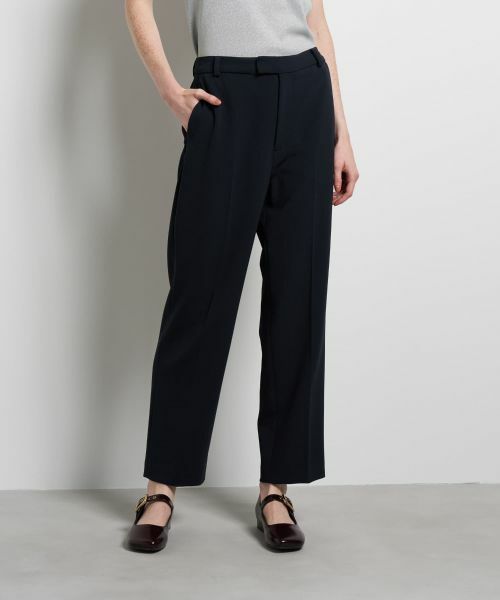 LANVIN en Bleu / ランバン オン ブルー その他パンツ | トリアセテートテーパードパンツ | 詳細4