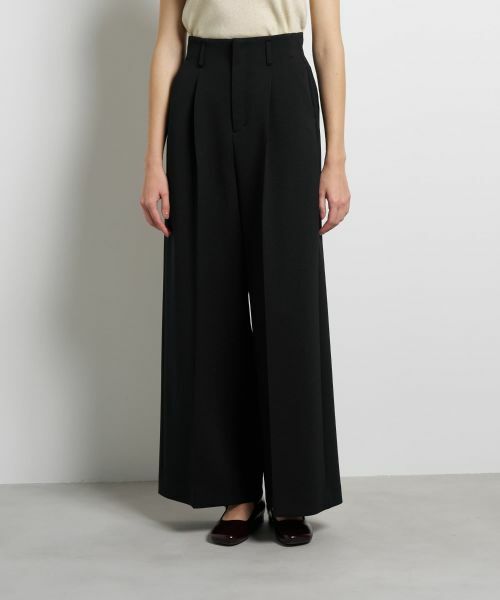 LANVIN en Bleu / ランバン オン ブルー その他パンツ | トリアセダンボールワイドパンツ | 詳細12