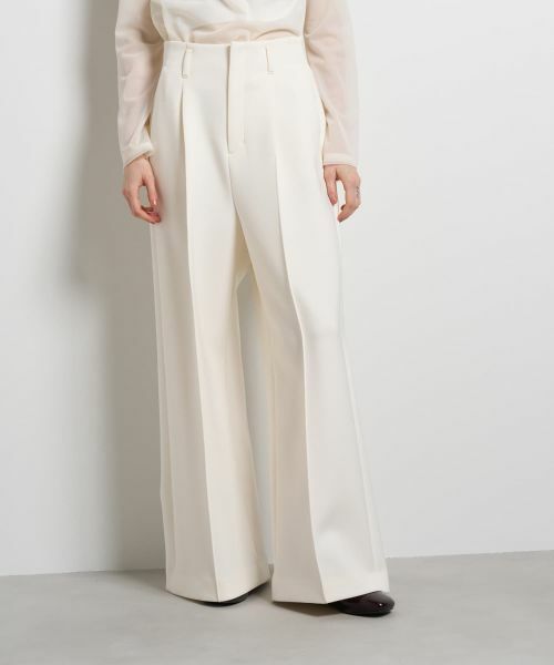 LANVIN en Bleu / ランバン オン ブルー その他パンツ | トリアセダンボールワイドパンツ | 詳細4