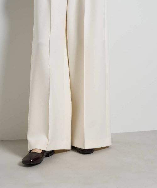 LANVIN en Bleu / ランバン オン ブルー その他パンツ | トリアセダンボールワイドパンツ | 詳細8