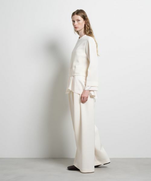 LANVIN en Bleu / ランバン オン ブルー シャツ・ブラウス | トリアセテートコンビブラウス | 詳細10