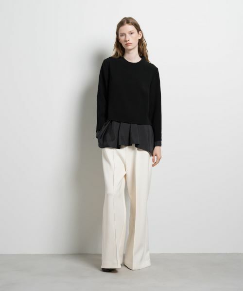 LANVIN en Bleu / ランバン オン ブルー シャツ・ブラウス | トリアセテートコンビブラウス | 詳細19