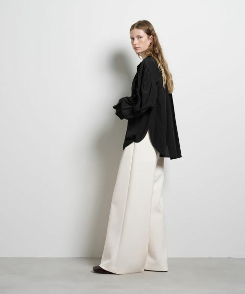 LANVIN en Bleu / ランバン オン ブルー シャツ・ブラウス | トリアセローンフリルカラーブラウス | 詳細18