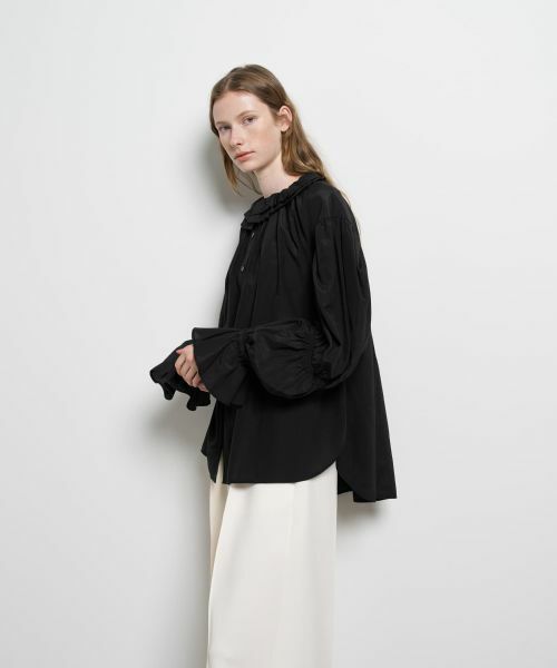 LANVIN en Bleu / ランバン オン ブルー シャツ・ブラウス | トリアセローンフリルカラーブラウス | 詳細21