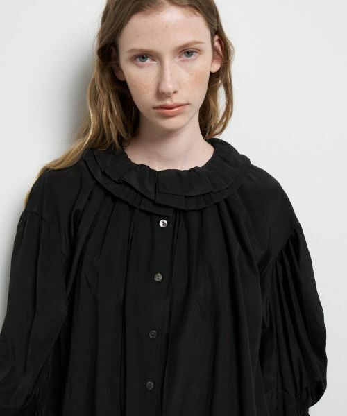 LANVIN en Bleu / ランバン オン ブルー シャツ・ブラウス | トリアセローンフリルカラーブラウス | 詳細23