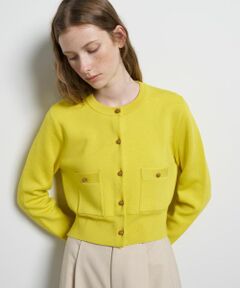 LANVIN en Bleu / ランバン オン ブルー カーディガン・ボレロ | ダブルフェイスショートカーディガン