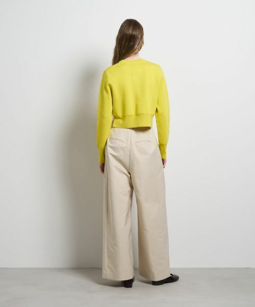 LANVIN en Bleu / ランバン オン ブルー カーディガン・ボレロ | ダブルフェイスショートカーディガン | 詳細10