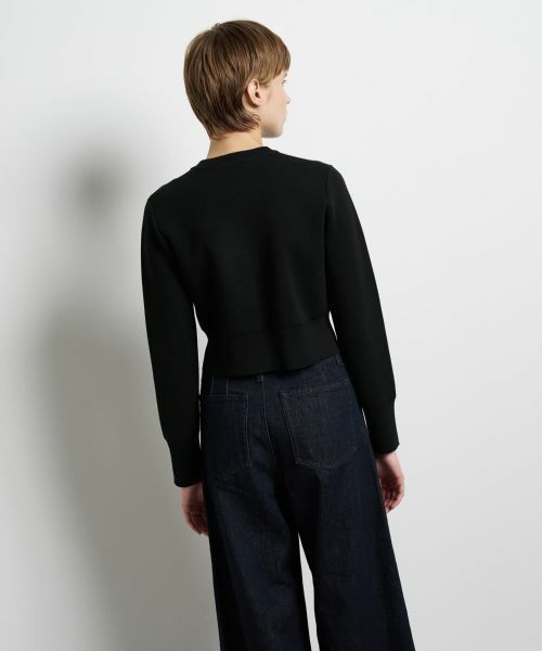 LANVIN en Bleu / ランバン オン ブルー カーディガン・ボレロ | ダブルフェイスショートカーディガン | 詳細27