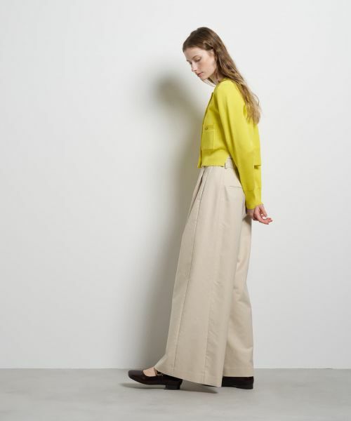 LANVIN en Bleu / ランバン オン ブルー カーディガン・ボレロ | ダブルフェイスショートカーディガン | 詳細9