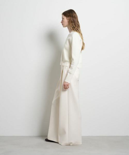 LANVIN en Bleu / ランバン オン ブルー ニット・セーター | ダブルフェイスVネックニット | 詳細10