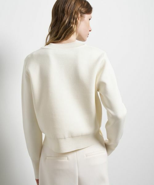 LANVIN en Bleu / ランバン オン ブルー ニット・セーター | ダブルフェイスVネックニット | 詳細14