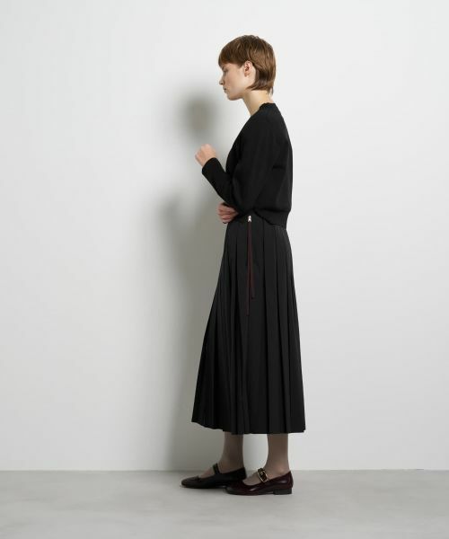 LANVIN en Bleu / ランバン オン ブルー ニット・セーター | ダブルフェイスVネックニット | 詳細18