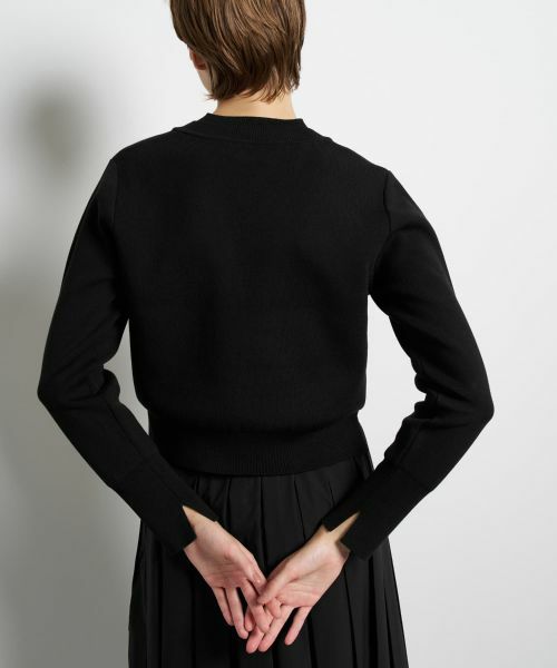 LANVIN en Bleu / ランバン オン ブルー ニット・セーター | ダブルフェイスVネックニット | 詳細22