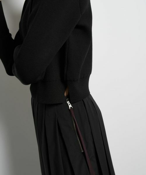 LANVIN en Bleu / ランバン オン ブルー ニット・セーター | ダブルフェイスVネックニット | 詳細23