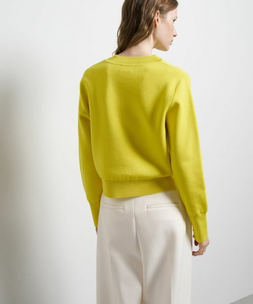 LANVIN en Bleu / ランバン オン ブルー ニット・セーター | ダブルフェイスVネックニット | 詳細6