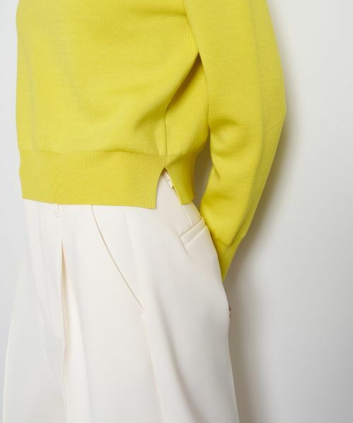 LANVIN en Bleu / ランバン オン ブルー ニット・セーター | ダブルフェイスVネックニット | 詳細8