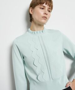 LANVIN en Bleu / ランバン オン ブルー ニット・セーター | スカラフリルニット