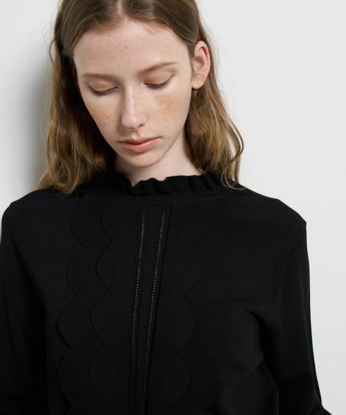 LANVIN en Bleu / ランバン オン ブルー ニット・セーター | スカラフリルニット | 詳細22