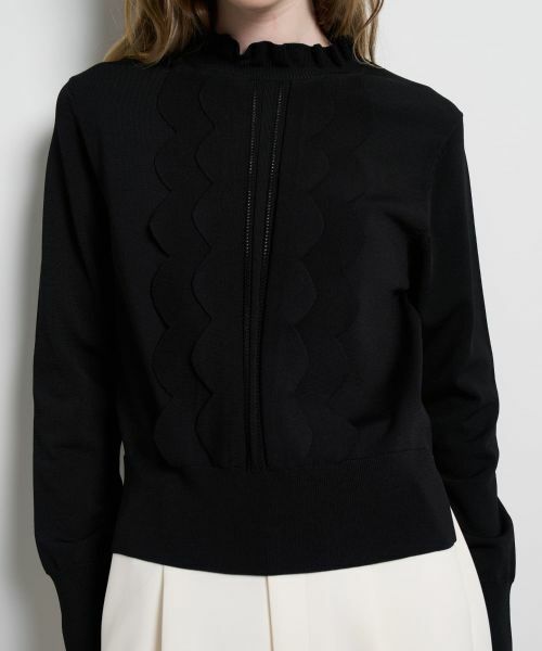 LANVIN en Bleu / ランバン オン ブルー ニット・セーター | スカラフリルニット | 詳細23